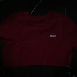 Levi's Red Crop Top